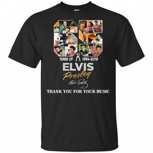 65 Years Of Elvis Presley 1954 2019 Thank You For Your Music Shirt, Hoodie, Tank 3