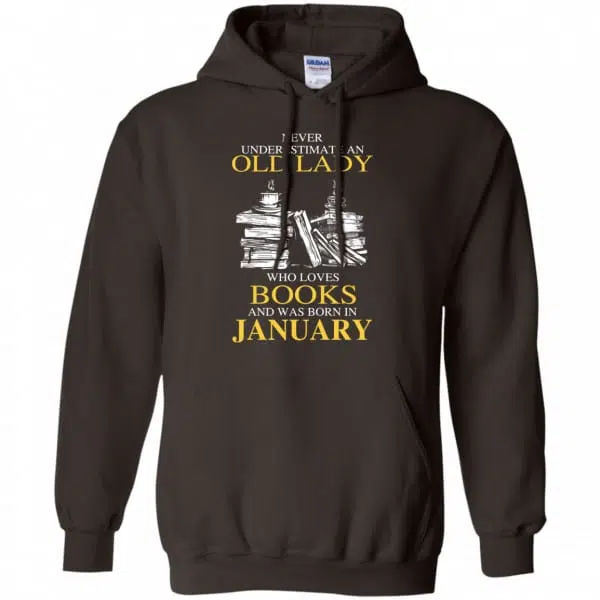 An Old Lady Who Loves Books And Was Born In January Shirt, Hoodie, Tank 9