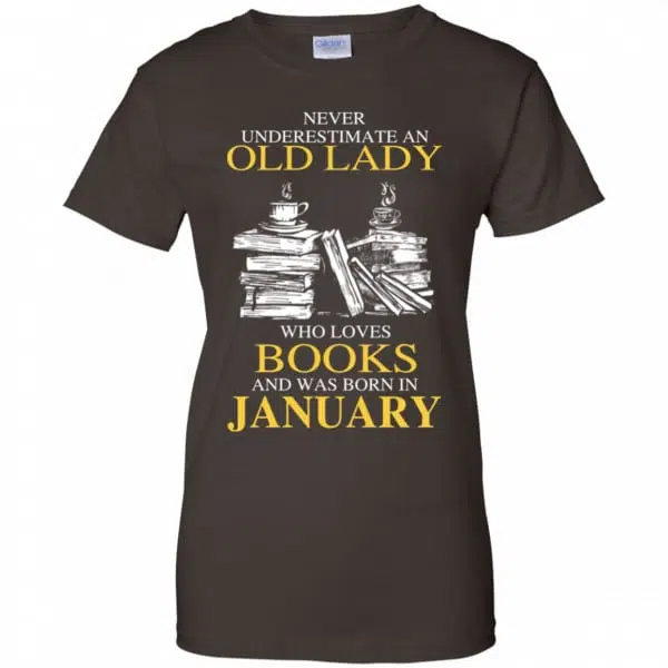 An Old Lady Who Loves Books And Was Born In January Shirt, Hoodie, Tank 12