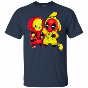 Baby Pokemon Pikachu And Deadpool Shirt, Hoodie, Tank 9