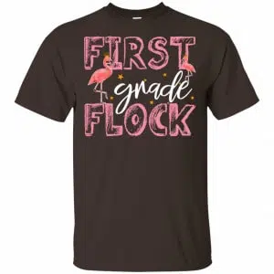 First Grade Flock Flamingo Shirt, Hoodie, Tank 15