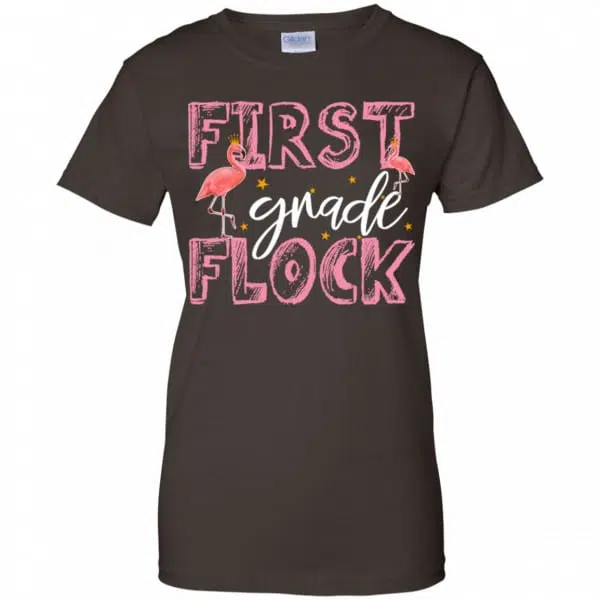 First Grade Flock Flamingo Shirt, Hoodie, Tank 12