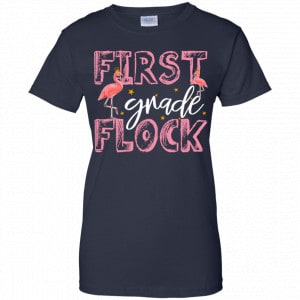 First Grade Flock Flamingo Shirt, Hoodie, Tank 24