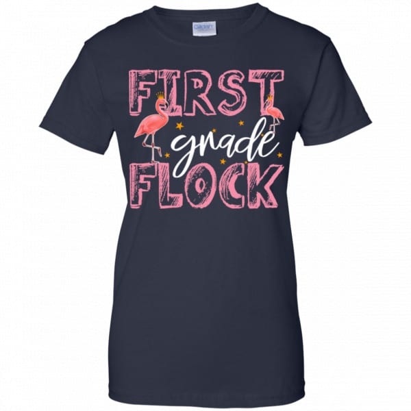 First Grade Flock Flamingo Shirt, Hoodie, Tank New Designs 13