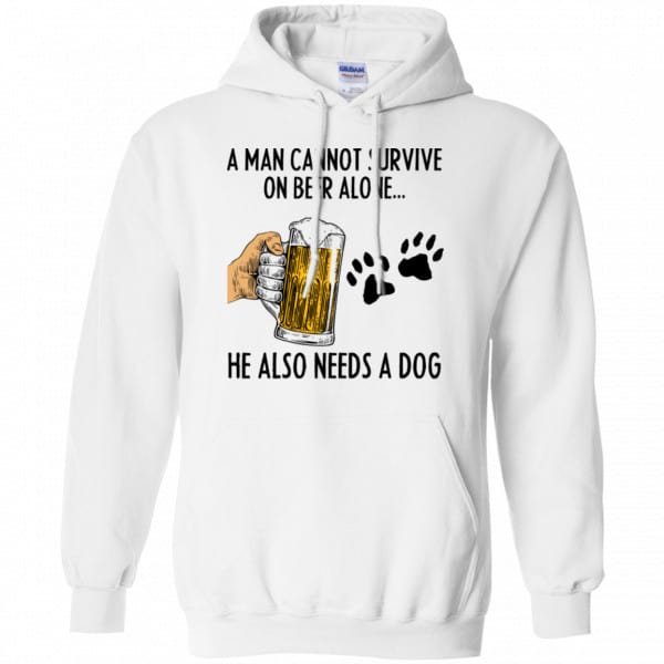 A Man Cannot Survive On Beer Alone He Also Needs A Dog Shirt, Hoodie, Tank New Designs 10