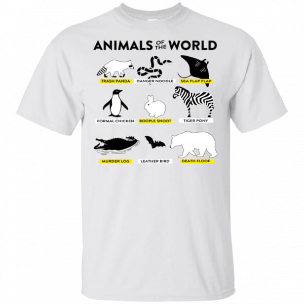 Animals Of The World Shirt, Hoodie, Tank New Designs 4