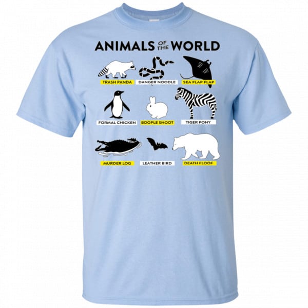 Animals Of The World Shirt, Hoodie, Tank New Designs 5