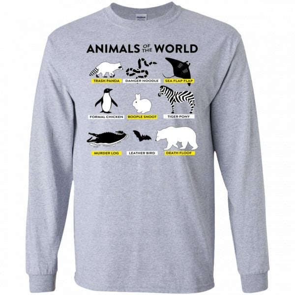 Animals Of The World Shirt, Hoodie, Tank New Designs 6