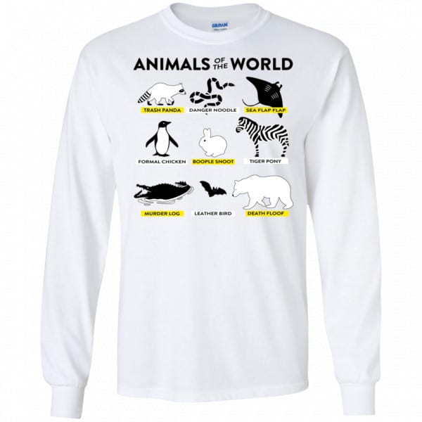 Animals Of The World Shirt, Hoodie, Tank New Designs 7