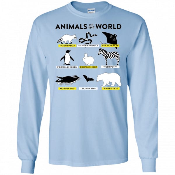 Animals Of The World Shirt, Hoodie, Tank New Designs 8