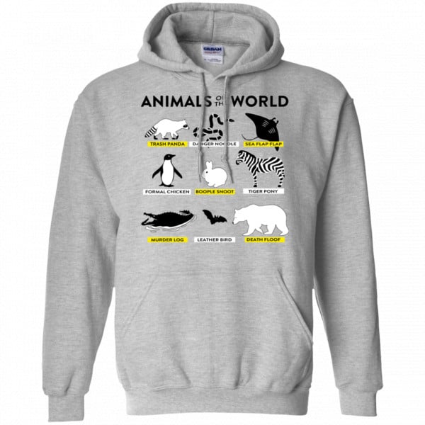 Animals Of The World Shirt, Hoodie, Tank New Designs 9