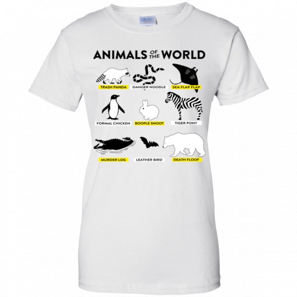 Animals Of The World Shirt, Hoodie, Tank New Designs 13