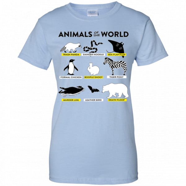 Animals Of The World Shirt, Hoodie, Tank New Designs 14