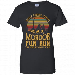 Middle Earth's Annual Mordor Fun Run One Does Not Simply Walk Shirt, Hoodie, Tank 9