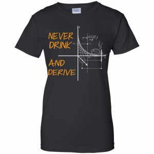 Never Drink And Derive Math Shirt, Hoodie, Tank 22