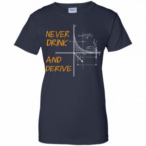 Never Drink And Derive Math Shirt, Hoodie, Tank 24
