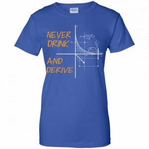 Never Drink And Derive Math Shirt, Hoodie, Tank 25