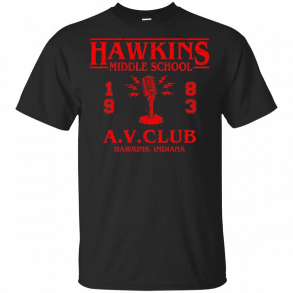 Hawkins Middle Schools 1983 A.V. Club Shirt, Hoodie, Tank 3