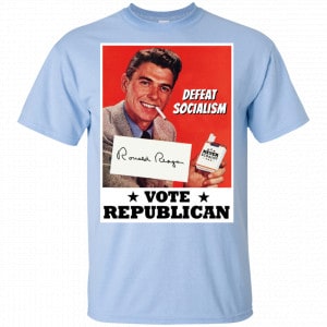 Defeat Socialism Vote Republican Ronald Reagan Shirt, Hoodie, Tank 8