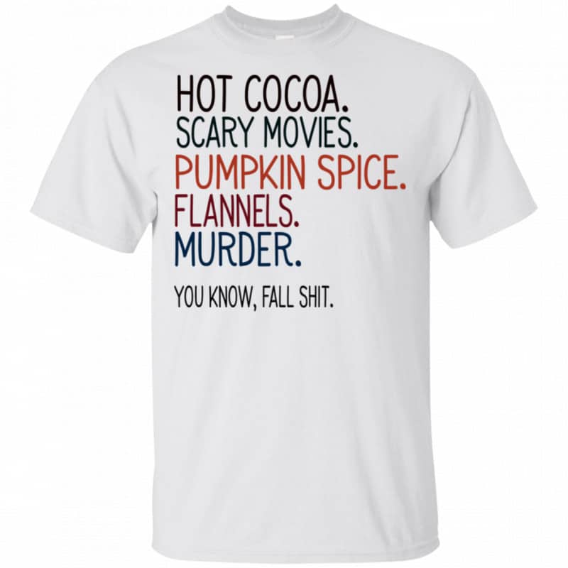 Flannels Scary Movies Pumpkin Spice Hoodie