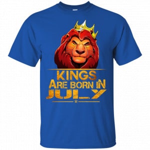 Lion King Are Born In July Shirt, Hoodie, Tank 16