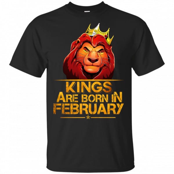 Lion King Are Born In February Shirt, Hoodie, Tank 3