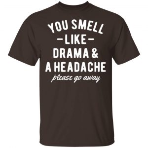 You Smell Like Drama & A Headache Please Go Away Shirt, Hoodie, Tank New Designs 2