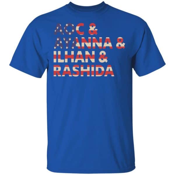Aoc Ayanna Ilhan Rashida American Flag Shirt, Hoodie, Tank New Designs 5