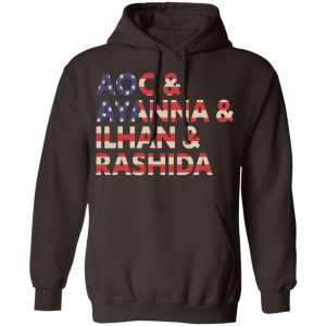 Aoc Ayanna Ilhan Rashida American Flag Shirt, Hoodie, Tank 20