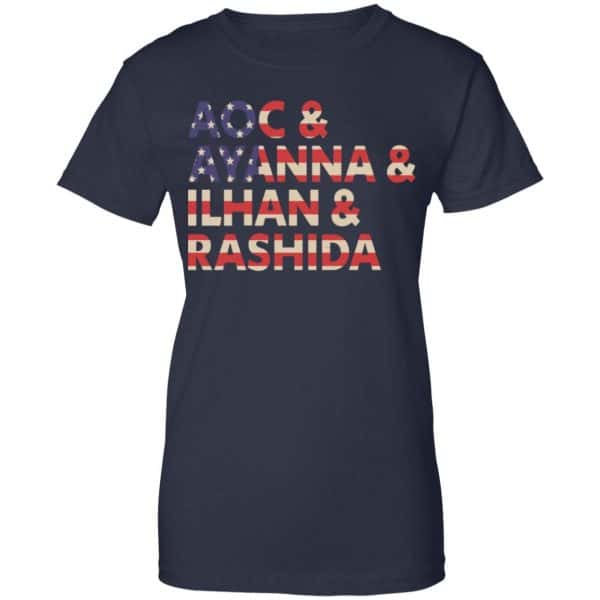 Aoc Ayanna Ilhan Rashida American Flag Shirt, Hoodie, Tank New Designs 13