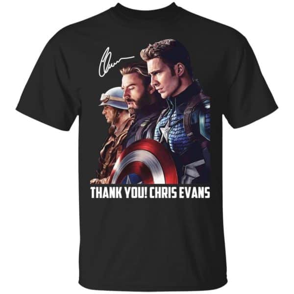 Captain America Thank You Chris Evans Signature Shirt, Hoodie, Tank 3