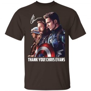 Captain America Thank You Chris Evans Signature Shirt, Hoodie, Tank New Designs 2