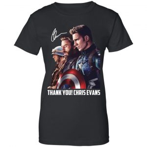 Captain America Thank You Chris Evans Signature Shirt, Hoodie, Tank 9