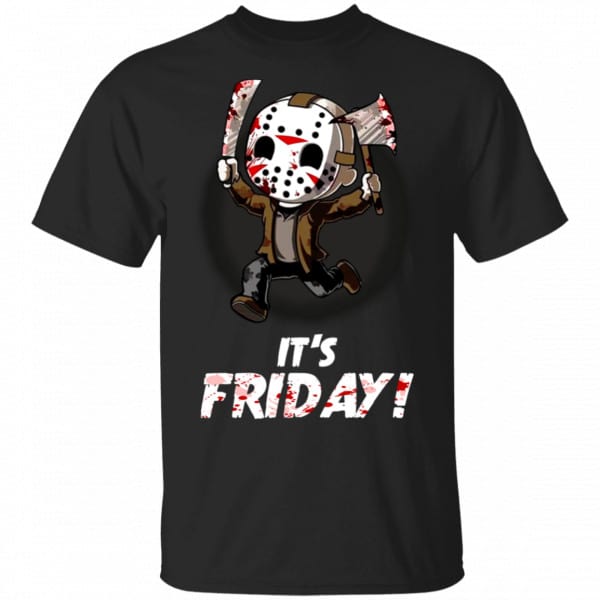 It’s Friday Funny Halloween Horror Graphic Shirt, Hoodie, Tank 3