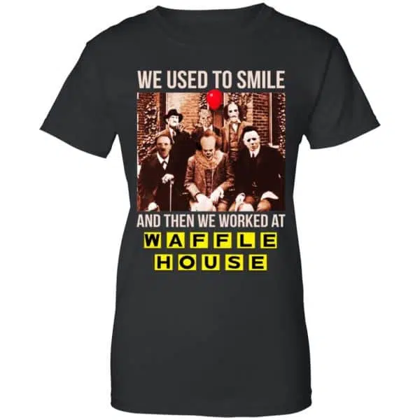 We Used To Smile And Then We Worked At Waffle House Halloween Shirt, Hoodie, Tank 11