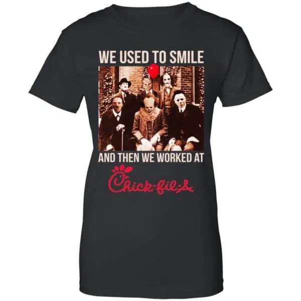 We Used To Smile And Then We Worked At Chick-fil-A Halloween Shirt, Hoodie, Tank 11