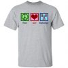 Peace Love Nephrology Shirt, Hoodie, Tank 1