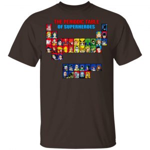 The Periodic Table Of Superheroes Shirt, Hoodie, Tank New Designs 2