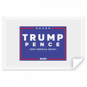 Official Trump-Pence 2020 Yard Sign Sticker Stickers