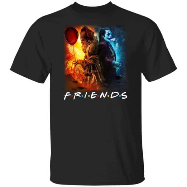 Joker And Pennywise Friends Shirt, Hoodie, Tank 3