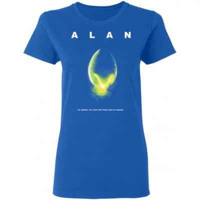 Alan In Space No Body Can Hear You Movie Men's Black Size S to 3XL T