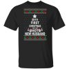 2019 First Christmas With My Hot New Wife Shirt, Hoodie, Tank Apparel 2