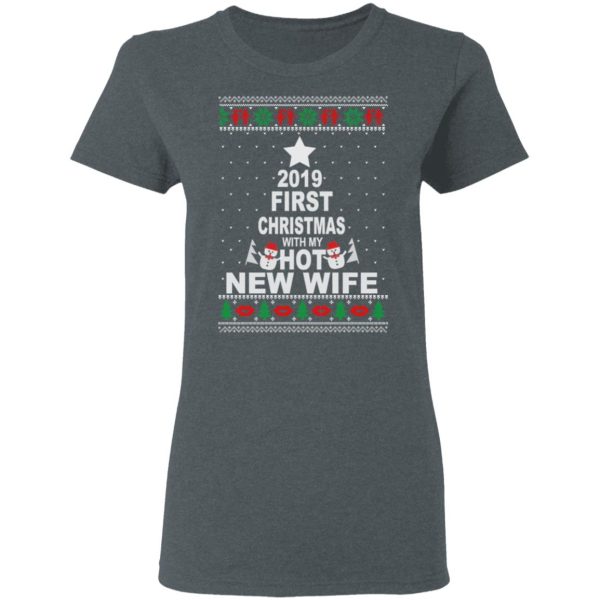 2019 First Christmas With My Hot New Wife Shirt, Hoodie, Tank Apparel 8