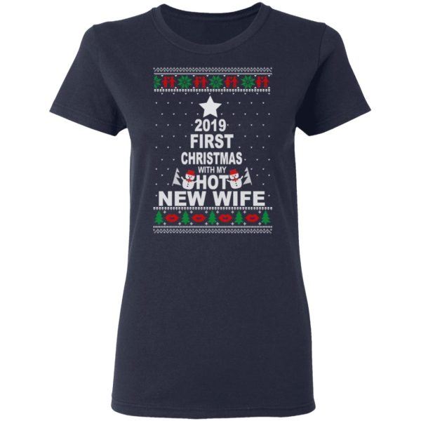 2019 First Christmas With My Hot New Wife Shirt, Hoodie, Tank Apparel 9