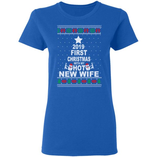 2019 First Christmas With My Hot New Wife Shirt, Hoodie, Tank Apparel 10
