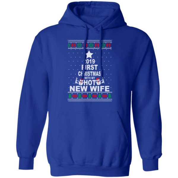 2019 First Christmas With My Hot New Wife Shirt, Hoodie, Tank Apparel 14