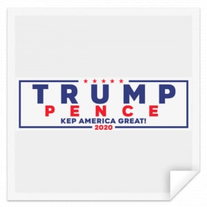 Official Trump-Pence 2020 Bumper Sticker Stickers 2