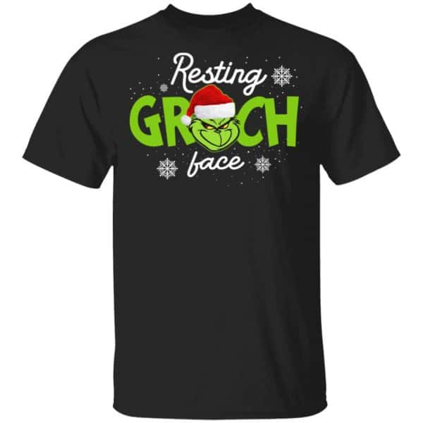 The Grinch: Resting Grinch Face Christmas Shirt, Hoodie, Tank 3