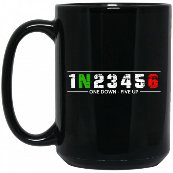 1 N 2 3 4 5 6 One Down Five Up Mug Coffee Mugs 4