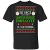 Be Nice To The Waffle House Employee Santa Is Watching Christmas Sweater, Shirt, Hoodie 2